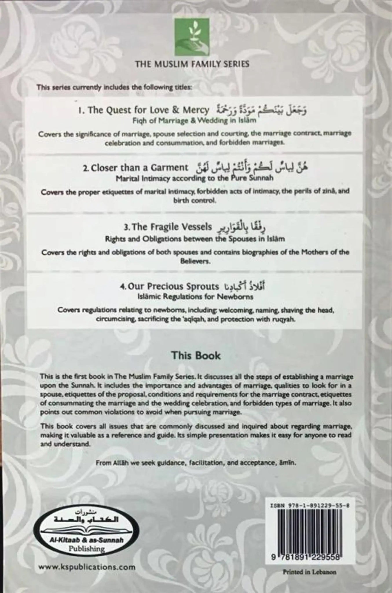 The Quest for Love & Mercy (Marriage & Wedding in Islam) - Darussalam