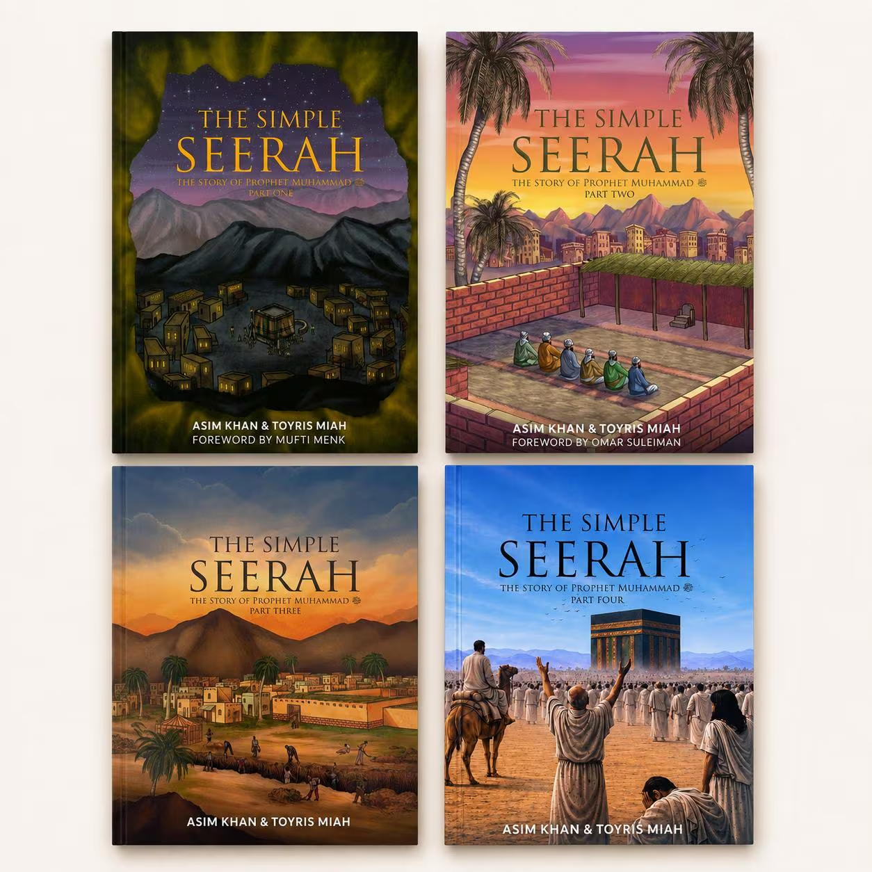 The Simple Seerah: The Story of Prophet Muhammad Part (1-4) [Complete Set] - Darussalam
