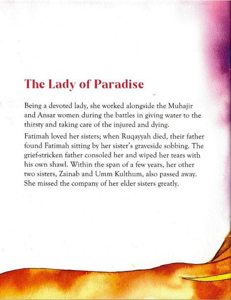 The Story of Fatimah, Daughter of the Prophet Muhammad (saw) - Darussalam