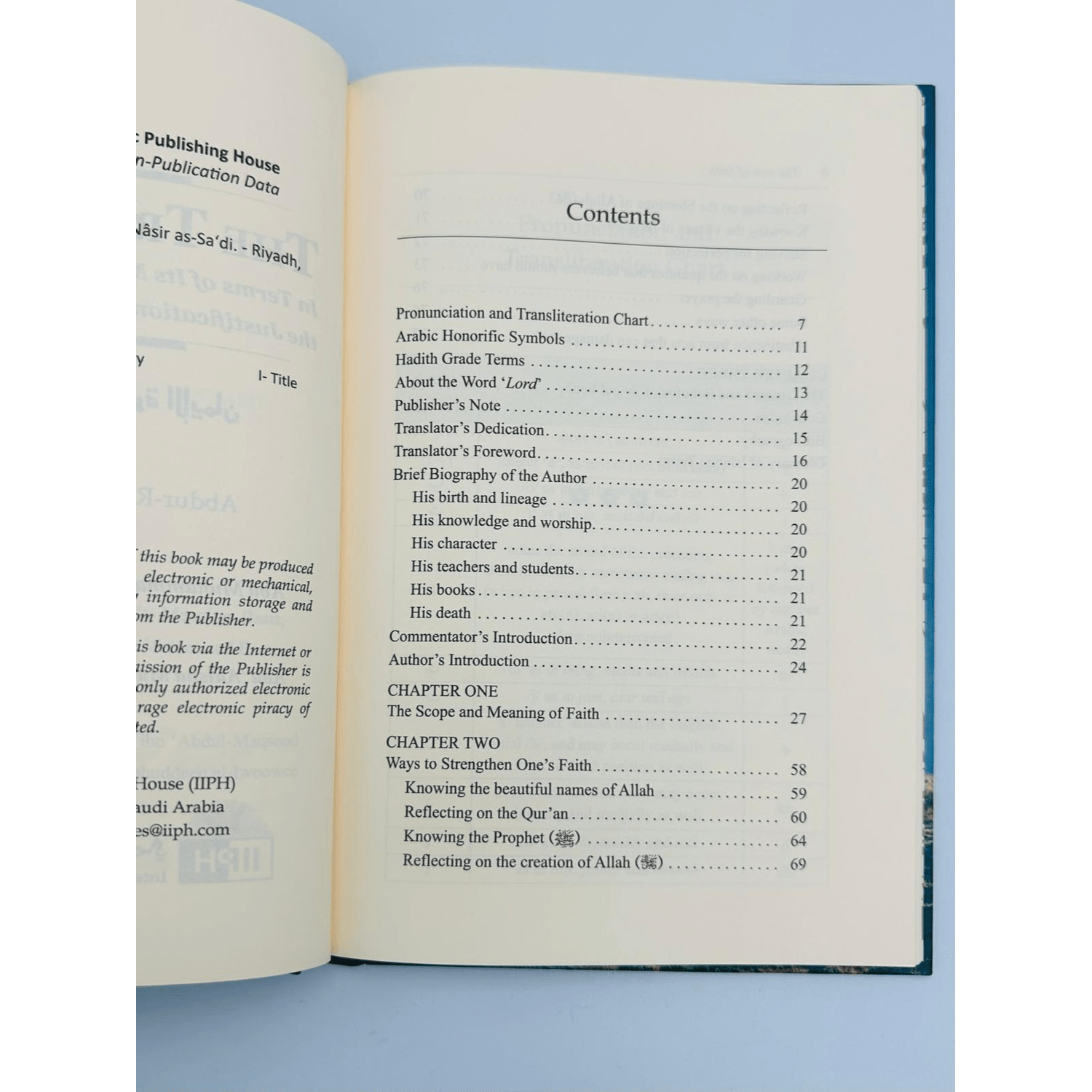 The Tree of Faith by Shaykh Abdur - Rahmân Nâsir as - Sa‘di - Darussalam